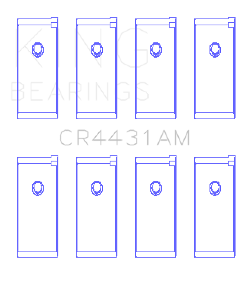 King Engine Bearings Nissan (Size STD) Rod Bearing Set