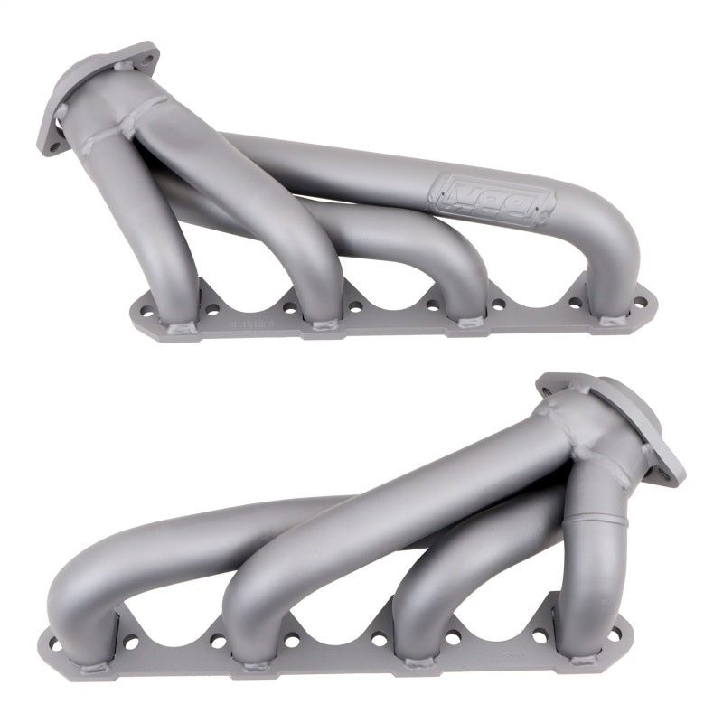 BBK 79-93 Mustang 351 Swap Shorty Unequal Length Exhaust Headers - 1-5/8 Titanium Ceramic