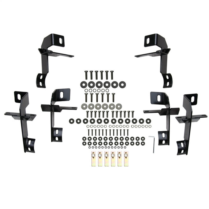 Westin 2007-2017 Jeep Wrangler Unlimited 4dr E-Series 3 Nerf Step Bars - Black