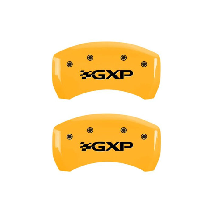 MGP 4 Caliper Covers Engraved Front Pontiac Rear Gxp Yellow Finish Black Char 2008 Pontiac G8