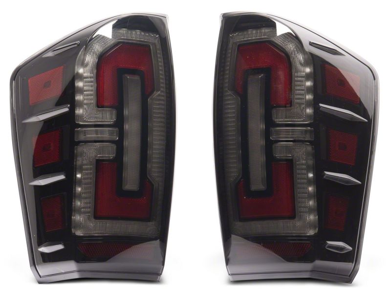 Raxiom 16-23 Toyota Tacoma LED Tail Lights- Blk Housing (Smoked Lens)