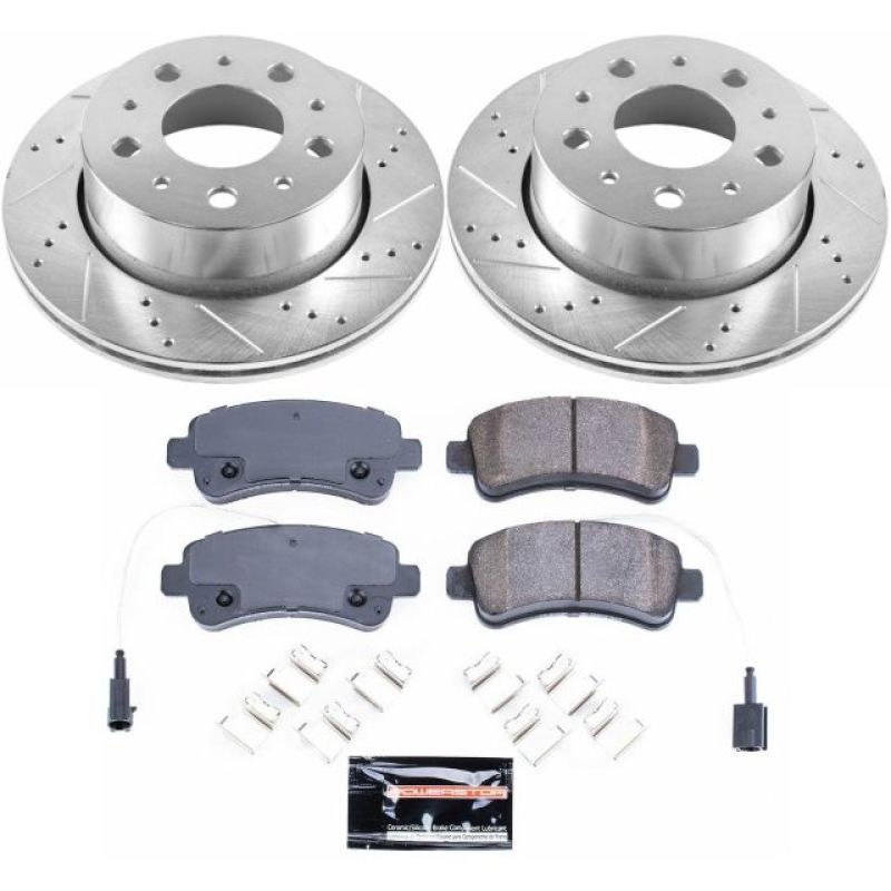 Power Stop 14-15 Ram ProMaster 1500 Rear Z23 Evolution Sport Brake Kit