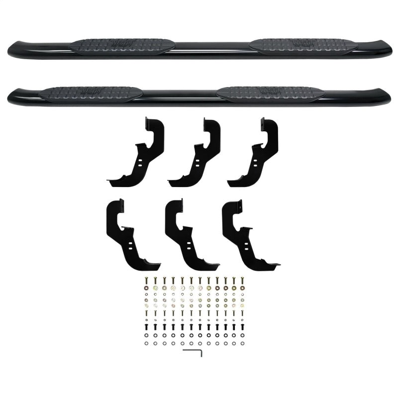 Westin 2019 Chevrolet Silverado/Sierra 1500 Crew Cab Non LD PRO TRAXX 5 Oval Nerf Step Bars - Black