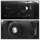 xTune Ford F250 F350 F450 Superduty Excursion 99-04 Headlights Black Smoked HD-JH-FF25099-HA-BSM