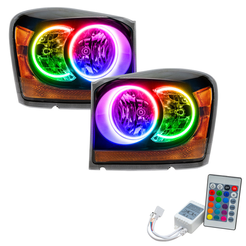 Oracle 04-06 Dodge Durango SMD HL - Black - ColorSHIFT w/ Simple Controller