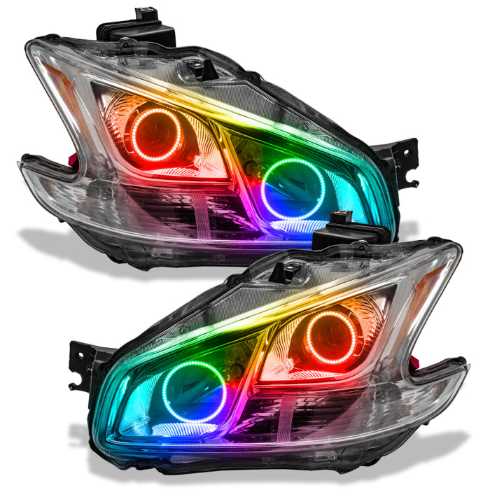 Oracle 09-13 Nissan Maxima SMD HL (Non-HID)-Chrome - ColorSHIFT w/o Controller SEE WARRANTY