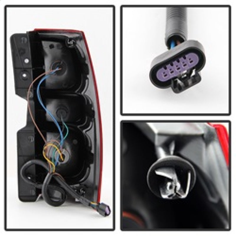 xTune Chevy Suburban 07-13 Driver Side Tail Lights - OEM Left ALT-JH-CSUB07-OE-L