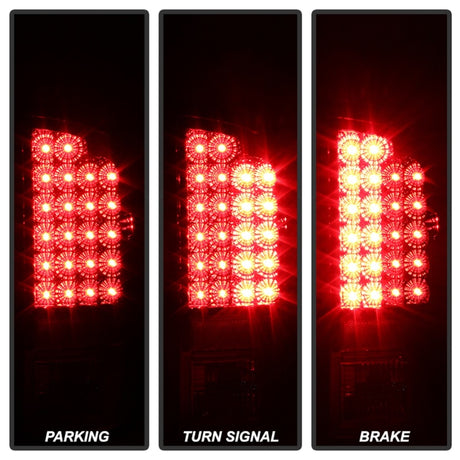 xTune Dodge Ram 02-06 1500 / Ram 2500/3500 03-06 LED Tail Light Red Clear ALT-JH-DR02-LED-RC