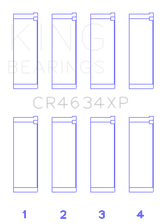 King Engine Bearings Hyundai G4KF (Size +0.50) Connecting Rod Bearing Set