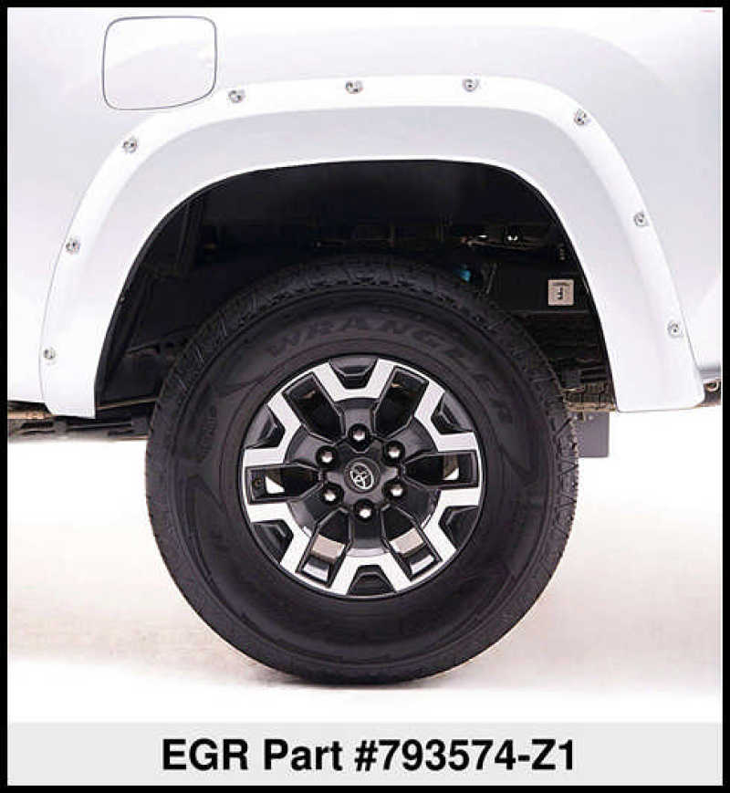 EGR 2018 Ford F150 Bolt-On Look Color Match Fender Flares - Set - Oxford White