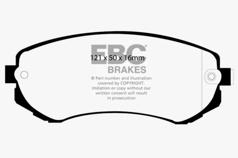 EBC 89-94 Nissan Skyline (R32) 1.8 Yellowstuff Front Brake Pads