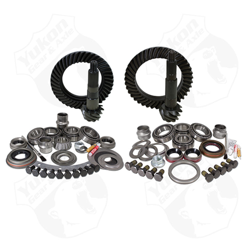 Yukon Gear & Install Kit Package for Jeep TJ w/Dana 30 Front & Model 35 Rear 4.88 Ratio