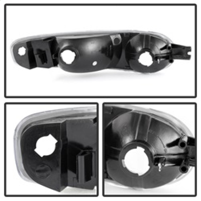 xTune GMC Sierra Denali 00-06 Bumper Lights Black CBL-GD00-BK