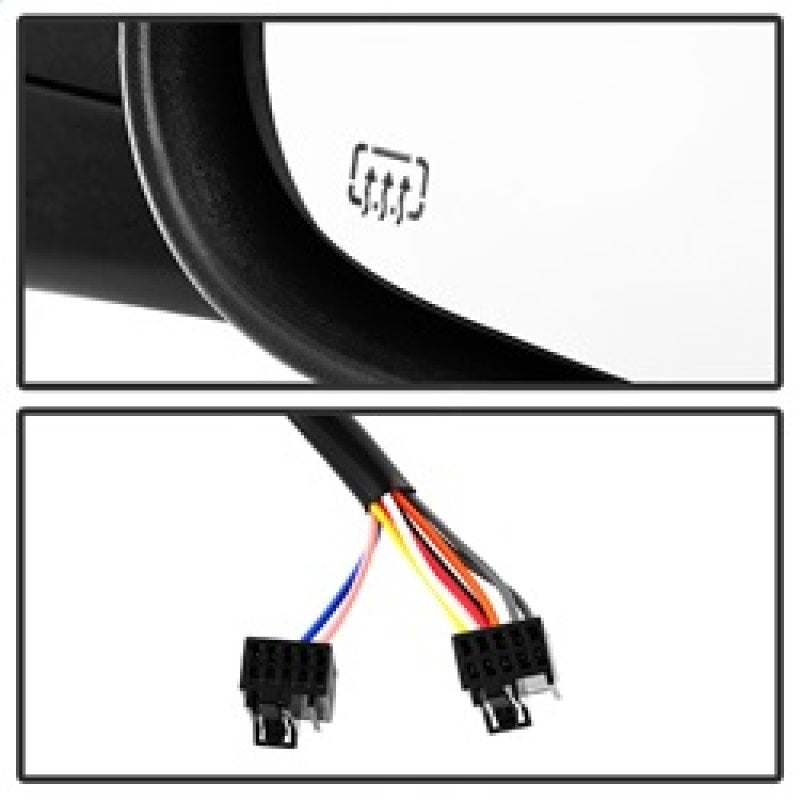 xTune Dodge Ram 1500 09-12 Power Heated Adjust Mirror Black Housing Right MIR-DRAM09S-PWH-R