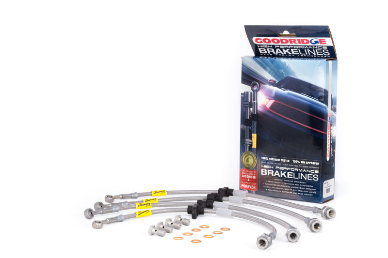 Goodridge 97-01 Honda Prelude (Base Model) Stainless Steel Brake Line Kit