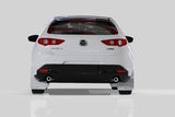 Rally Armor 19-25 Mazda3 Hatchback Black UR Mud Flap w/Dark Grey Logo