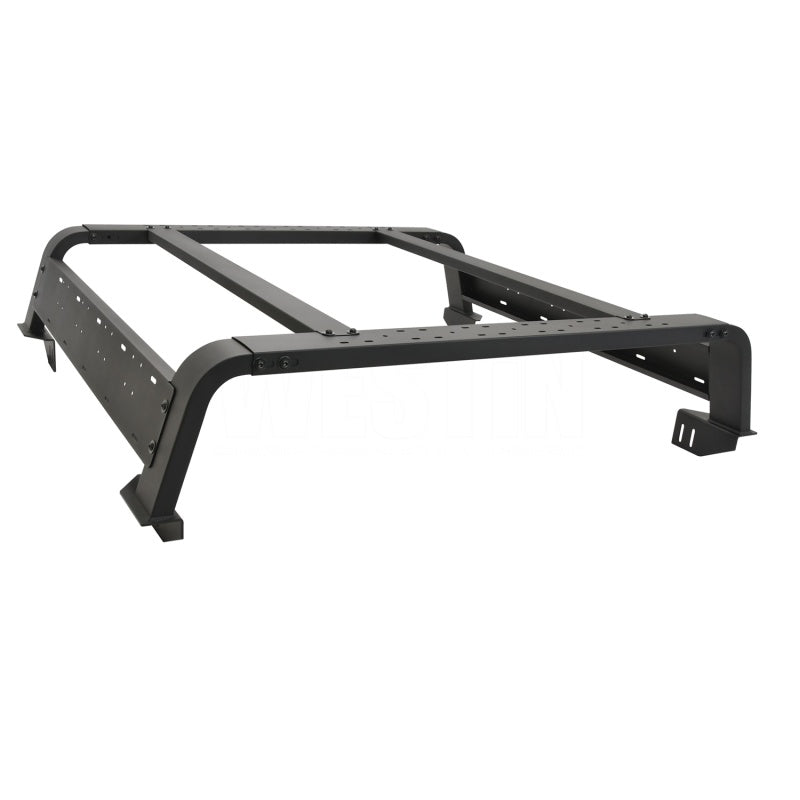 Westin 05-21 Toyota Tacoma 5ft Bed Overland Cargo Rack - Textured Black