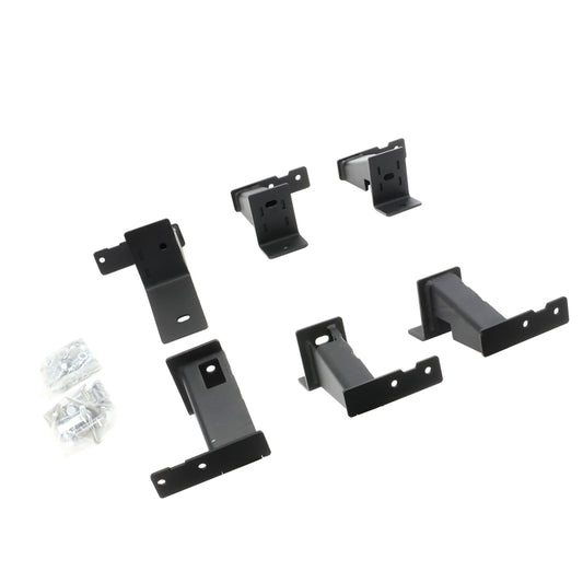 Go Rhino 16-23 Toyota Tacoma DC 4dr Brackets for Dominator Xtreme Frame Slider - Tex. Blk