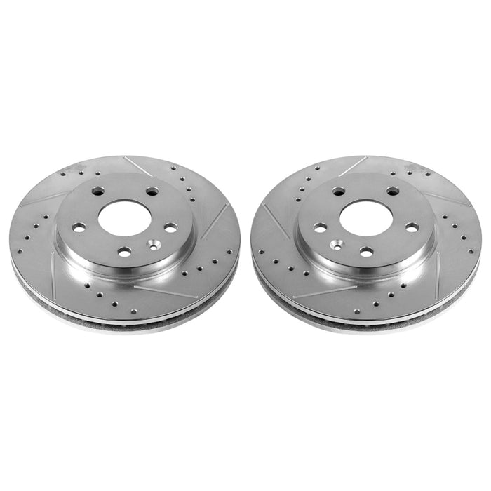 Power Stop 11-16 Buick LaCrosse Front Evolution Drilled & Slotted Rotors - Pair