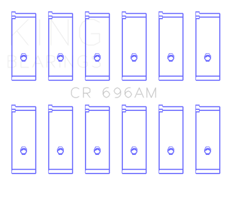 King Engine Bearings Toyota 5ME/5MGE/7MGE/7MGTE Rod Bearing Set - Size STD