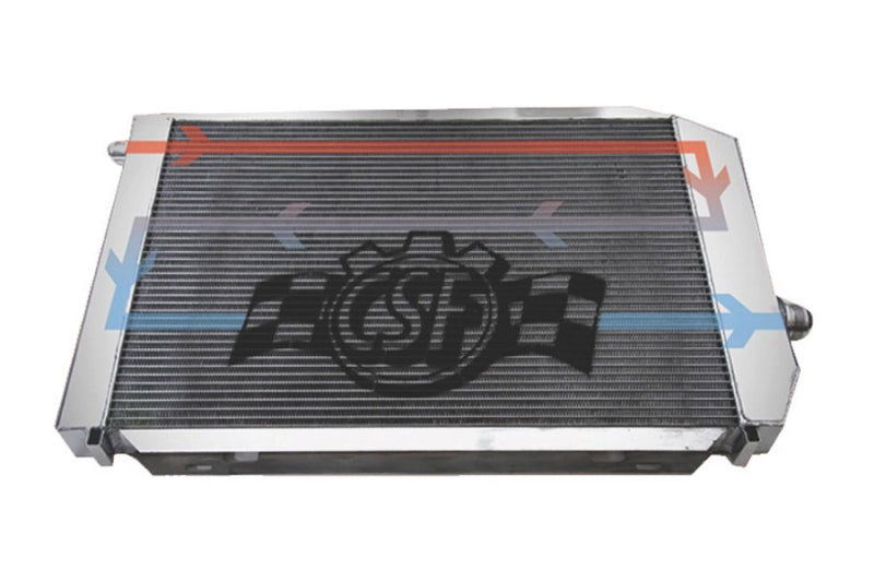 CSF BMW B58/B48 Front Mount Triple-Pass Heat Exchanger w/Rock Guard - Black