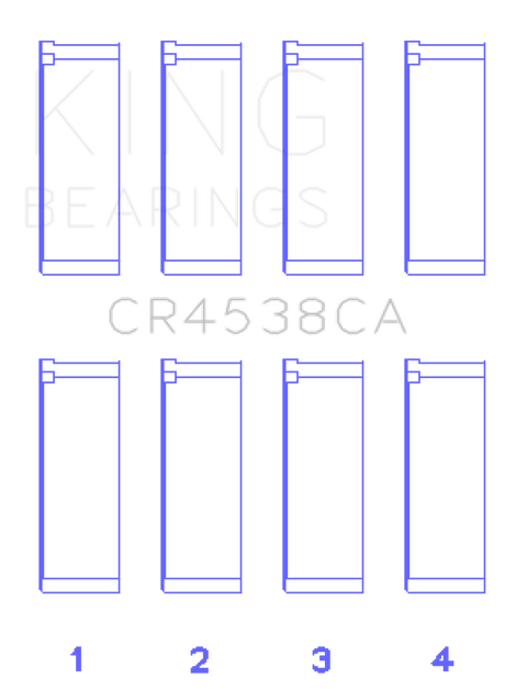 King Engine Bearings Mini Cooper S/Cooper S Conv/Works W11B16A Rod Bearing Set - Size +0.25mm