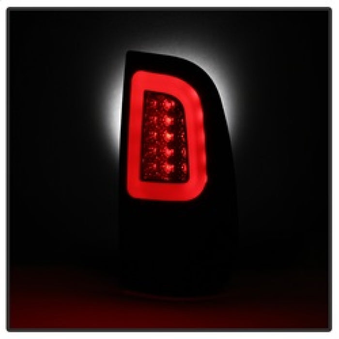 Spyder 97-03 Ford F150 Stylsd. F250 V3 Lght Bar LED Tail Lights - Blk Smk ALT-YD-FF15097V3-LBLED-BSM