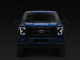 Raxiom 15-17 Ford F-150 G3 Projector Headlights w/ LED Accent- Blk Housing (Clear Lens)