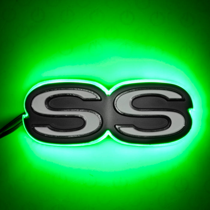 Oracle Chevrolet Camaro SS Illuminated Emblem - Green SEE WARRANTY