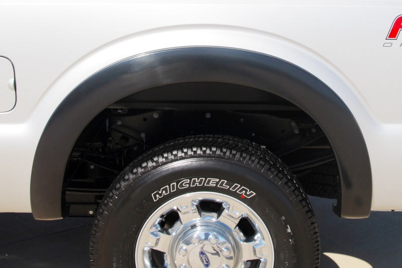 Lund 11-16 Ford F-250 SX-Sport Style Rear Textured Elite Series Fender Flares - Black (2 Pc.)