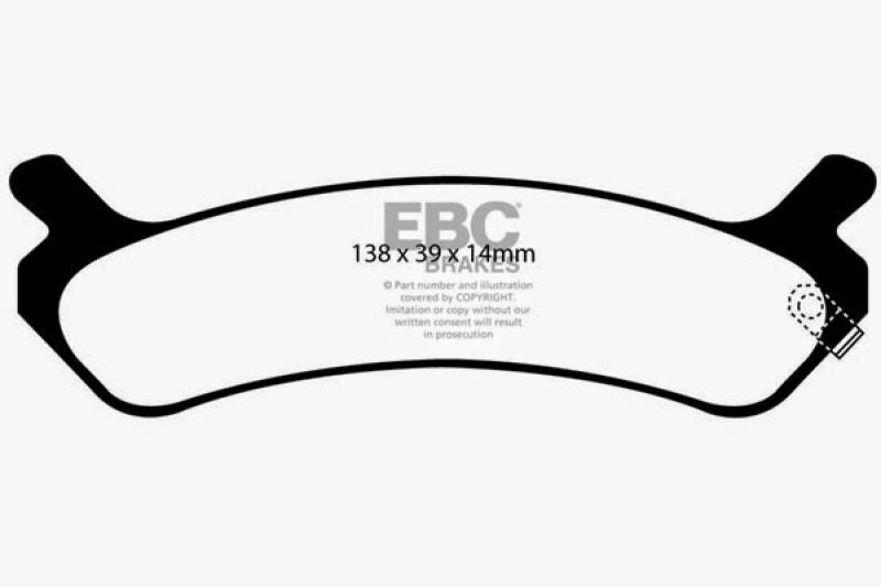 EBC 92-94 Hyundai Sonata 2.0 Greenstuff Rear Brake Pads