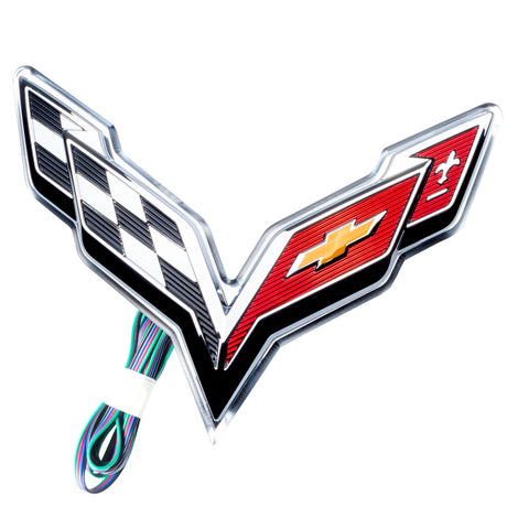 Oracle Corvette C7 Rear Illuminated Emblem - ColorSHIFT