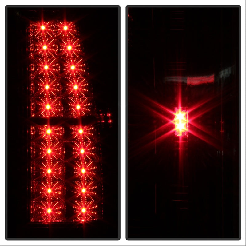 Spyder Chevy Suburban/GMC Yukon/Yukon Denali 07-14 LED Tail Lights Red Clear ALT-YD-CSUB07-LED-RC