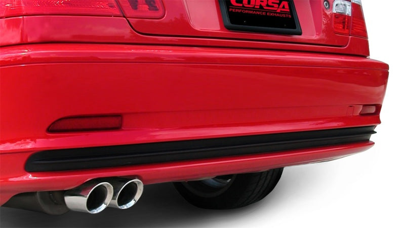 Corsa 01-06 BMW 325i/ci Convertible E46 Polished Sport Axle-Back Exhaust