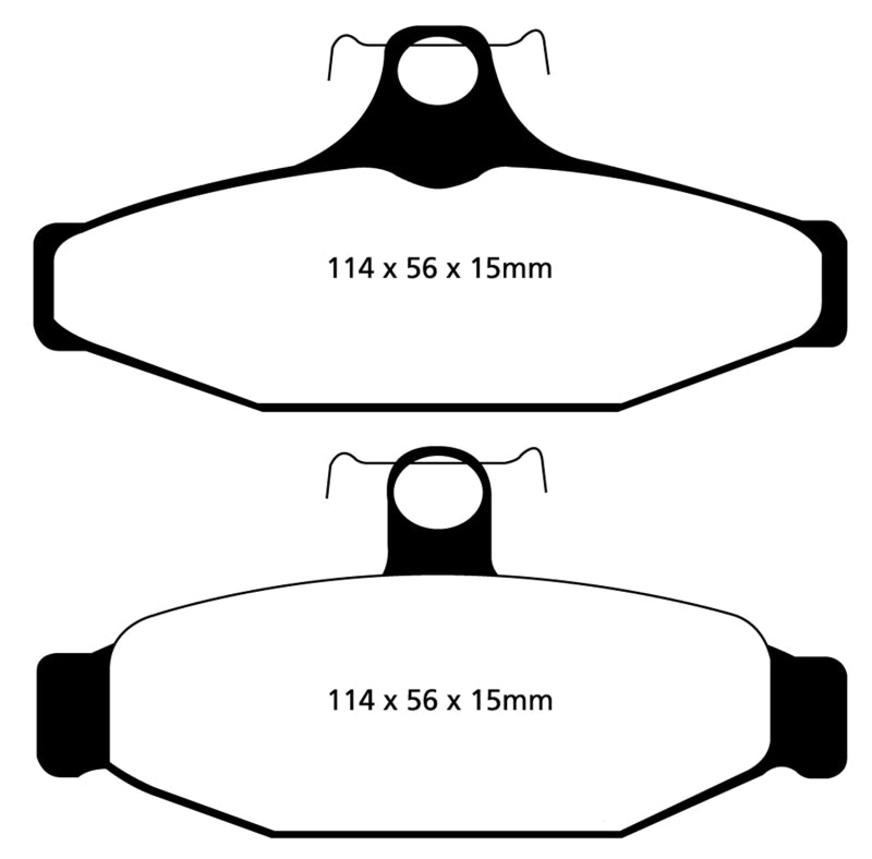 EBC 83-87 Chevrolet Corvette (C4) 5.7 Bluestuff Rear Brake Pads