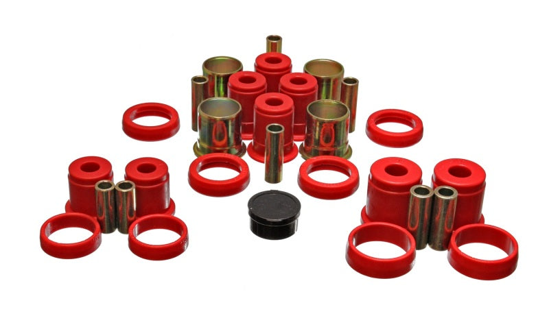 Energy Suspension 72-79 Ford Fairlane/GranTorino/Torino/Elite Red Rear End Control Arm Bushing Set