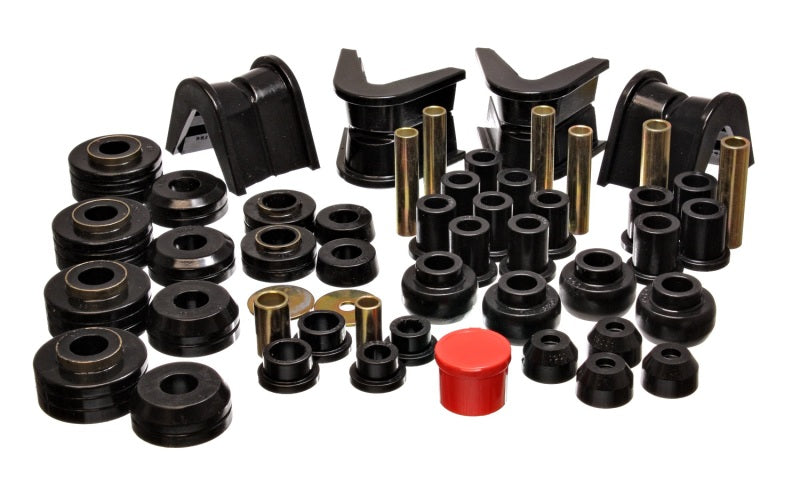 Energy Suspension 73-79 Ford F-150 Pickup 4WD Black Hyper-flex Master Bushing Set