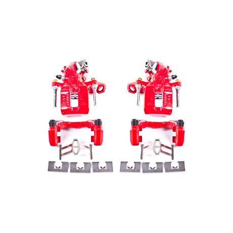 Power Stop 06-11 Acura CSX Rear Red Calipers w/Brackets - Pair