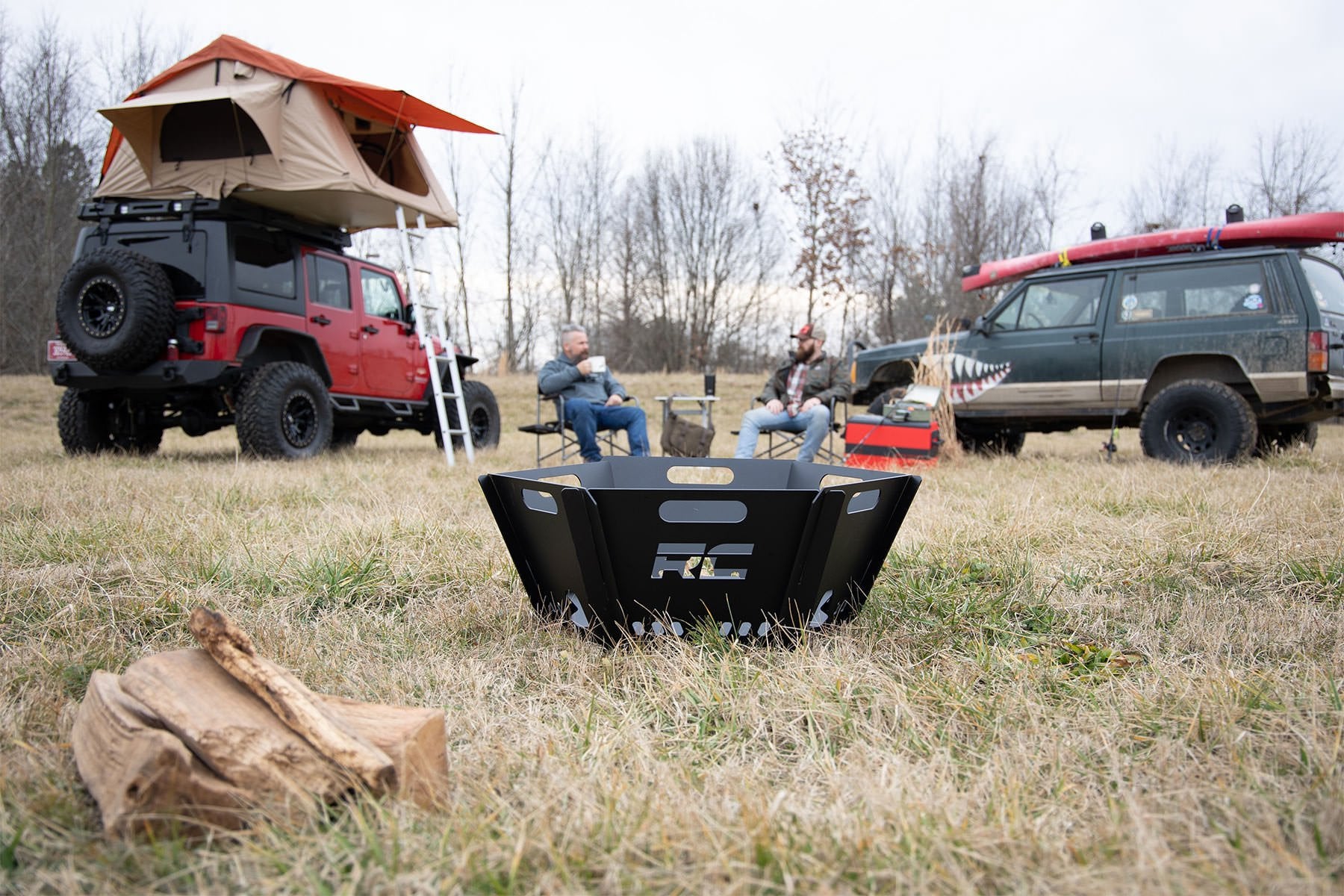 Overland Collapsible Fire Pit w/Carry Bag